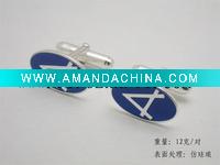 Wholesale enamel sterling silver cufflinks (custom design only)