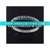 Wholesale FASHION 925 SILVER BANGLE WITH OPAL