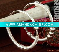 Wholesale MYSHINE handmade sterling silver kids bangle