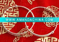 Wholesale MYSHINE handmade sterling silver children bangle