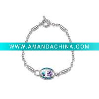 Wholesale FASHION 925 SILVER BRACELET WITH OPAL