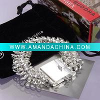 Wholesale Buddah to buddah silver bracelet