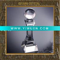 crystal trophy