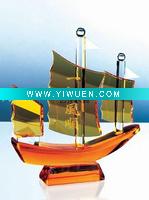 Wholesale amber crystal craft boat