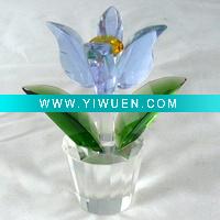 crystal christmas flower