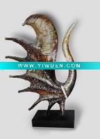 Wholesale 2011 new design abstract metal craft decor
