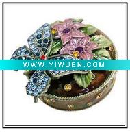 Wholesale Fashionable Pewter alloy decorative trinket box