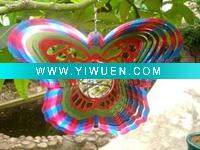 Wholesale wind spinner--butterfly with glass ball.