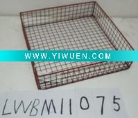 Wholesale LWBM11075 RED Metal wire tray