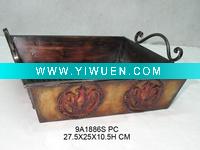 square metal tray