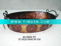 Wholesale oval metal tray