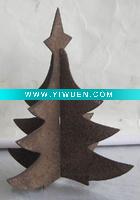 Wholesale vintage metal charms craft with tree shape decoration