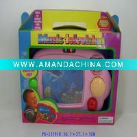 plastic wind up tv toy