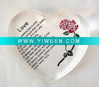 Wholesale heart-shape crystal gift