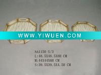 Wholesale octagonal wooden fruit tray
