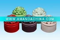 Wholesale Excellent Ceramic Jewelry Box/heart shape-HOT!