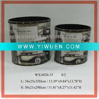 Wholesale Round metal storage box