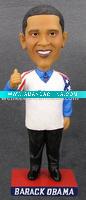 Wholesale polyresin OBAMA bobble head,resin bobble head doll