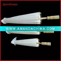 Wholesale Different sizes! White Chinese paper umbrella