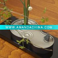 Wholesale Japan style Handicraft Metal vase flower base bud vase Type Hisago