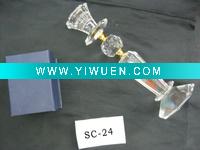Wholesale economical crystal candle holder