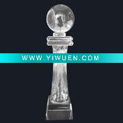 Wholesale sculpure crystal trophy/award
