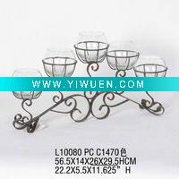 Wholesale Metal candle holders with 5 t-lights