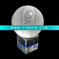 Wholesale Handicraft Crystal Basketball