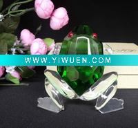 Wholesale crystal figurine frog