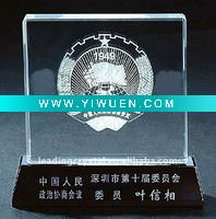 Wholesale crystal glass shield crystal awards