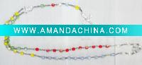 Wholesale Glass religious rosary neckalces