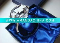 Wholesale Crystal octagon diamond napkin ring for wedding MH-0061B