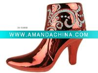 Wholesale Porcelain electroplating shoes wedding decoration