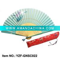 Wholesale Fashion design silk folding fan