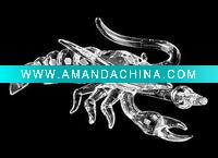 Wholesale glass crystal crab