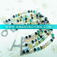 Wholesale 7.5 inches mixed bracelet with lobster clasp