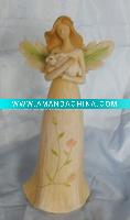 Wholesale resin angel girl