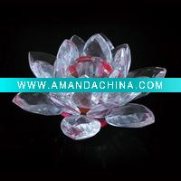 Wholesale Crystal lotus candle holder(CT-94)