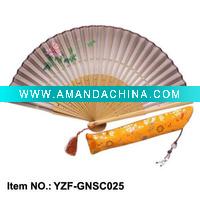 Wholesale Fashion design silk folding fan