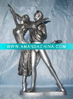 Wholesale metal dancing figurine statue