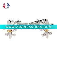 Wholesale Personalized Silver Wedding Cufflinks