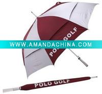 Wholesale Double Layer Promotional golf Umbrella