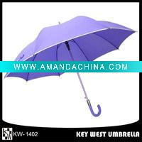 Wholesale Purple Aluminum Shaft Golf Umbrella