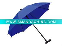 Wholesale Auto Open Golf Walking Stick Umbrella