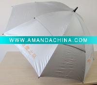 Wholesale windproof golf umbrella double canopy