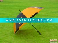 Wholesale 23''X8K Manual Open Golf Umbrella Of Orange