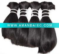 Wholesale single drawn remy human hair