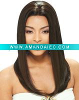 Wholesale 100% Indian Remy Human Hair Lace Wig #1B
