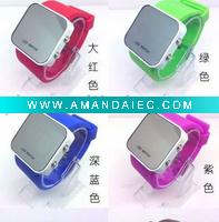 New arrival hot sell Silicone LED watch