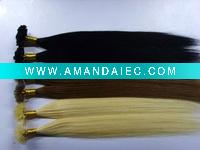 Wholesale 100%remy human hair extension